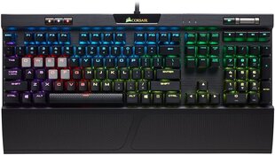 Juhtmega mänguri klaviatuur Corsair K70, MK.2, ENG, CH-9109014-NA hind ja info | Klaviatuurid | hansapost.ee