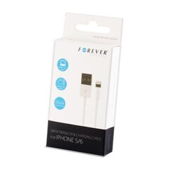 Forever Lightning MD818ZM USB-A, 1 м цена и информация | Кабели для телефонов | hansapost.ee