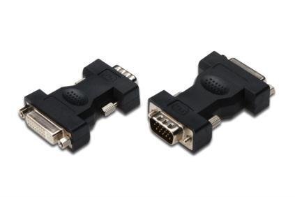 Adapter Assmann DVI-I (24+5) F (pesa)/DSUB15 M (pistik) AK320505000S hind ja info | USB adapterid ja jagajad | hansapost.ee