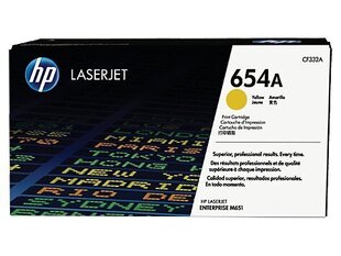 Originaalne Tooner HP 654A Kollane hind ja info | Laserprinteri toonerid | hansapost.ee