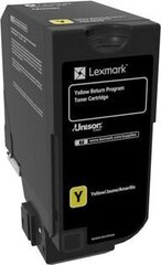 Tooner Lexmark 74C20Y0 Kollane hind ja info | Laserprinteri toonerid | hansapost.ee