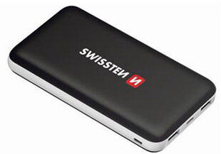 Swissten iNLIGHT Premium Recovery Power Bank 2.1A / USB / 10000 mAh Черный цена и информация | Зарядные устройства Power bank | hansapost.ee