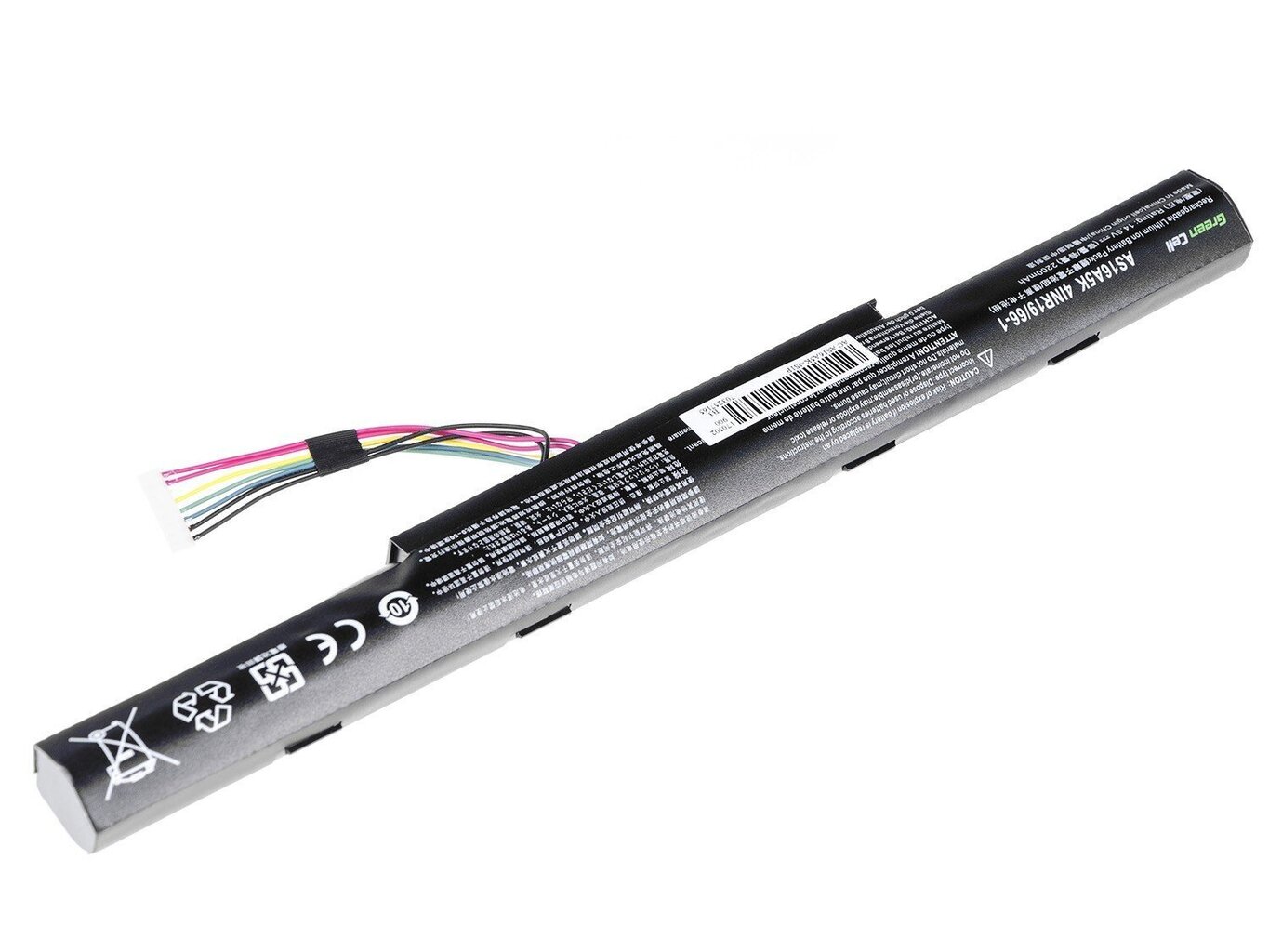 Sülearvuti aku Green Cell Laptop Battery for Acer Aspire E 15 E15 E5-575 E5-575G E 17 E17 E5-774 E5-774G hind ja info | Sülearvuti akud | hansapost.ee