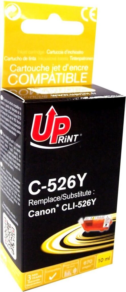 Tint UPrint C-526Y hind ja info | Tindiprinteri kassetid | hansapost.ee