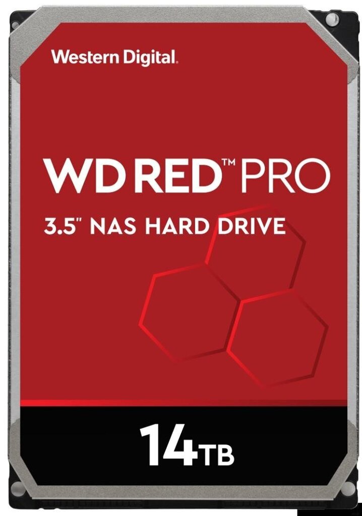 Draiv server WD Red Pro WD141KFGX (14 TB HDD 14 TB; 3,5 Inch; SATA III; 256 MB; 7200 p/min) цена и информация | Sisemised kõvakettad | hansapost.ee