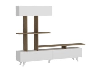 Комплект мебели для гостиной Kalune Design 745(VI), белый/коричневый цена и информация | Секции | hansapost.ee
