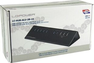 LC-Power LC-HUB-ALU-2B-10 цена и информация | Адаптеры, USB-разветвители | hansapost.ee