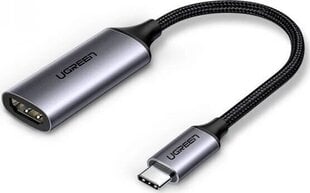 Переходник Ugreen CM297 USB-C на HDMI, 4K 60Hz, серый цена и информация | Адаптеры и USB-hub | hansapost.ee