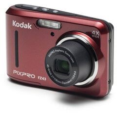 Kodak PixPro FZ43, punane hind ja info | Fotoaparaadid | hansapost.ee