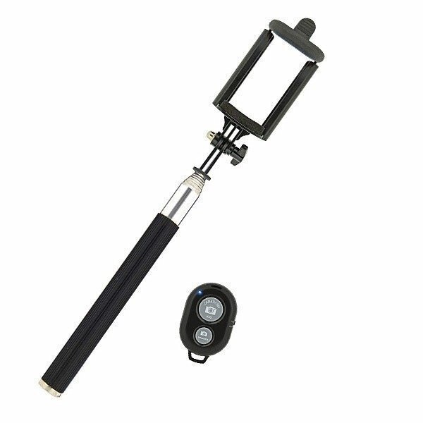 Swissten Bluetooth Selfie Stick koos puldiga 100cm цена и информация | Selfie pulgad | hansapost.ee