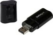 Väline Helikaart USB Startech ICUSBAUDIOB Must hind ja info | USB adapterid ja jagajad | hansapost.ee