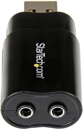 Väline Helikaart USB Startech ICUSBAUDIOB Must цена и информация | USB adapterid ja jagajad | hansapost.ee