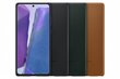 Leather cover for Samsung Galaxy Note 20/ Note 20 5G Green цена и информация | Telefonide kaitsekaaned ja -ümbrised | hansapost.ee