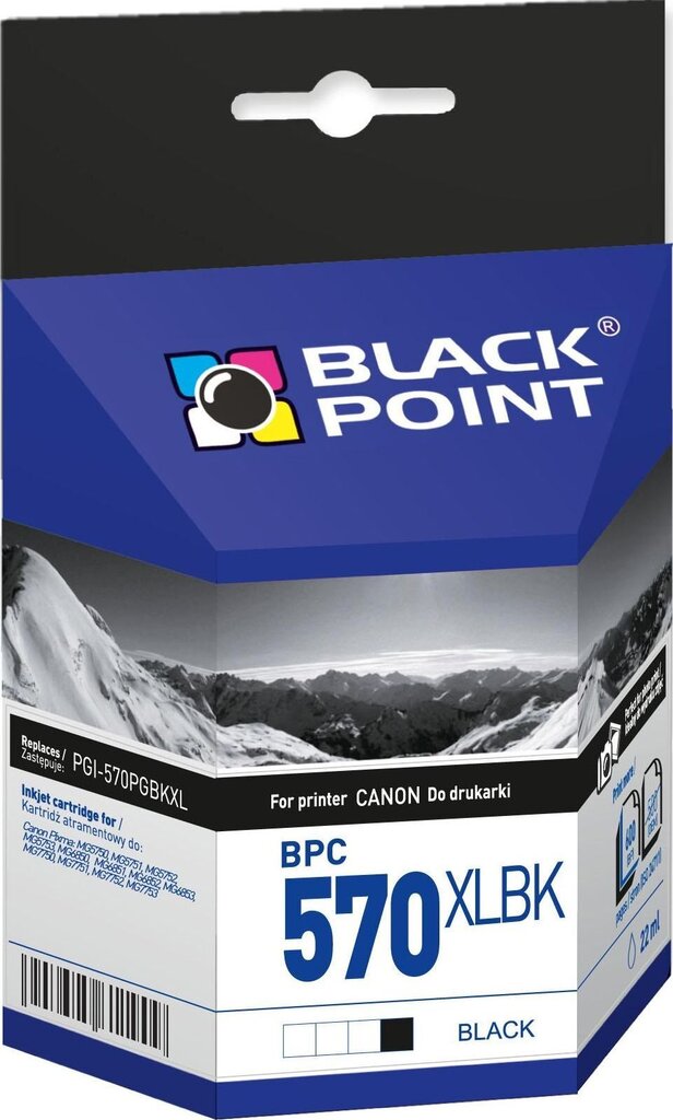Black Point SGCPGI570XLBK hind ja info | Tindiprinteri kassetid | hansapost.ee