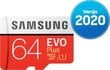 Samsung EVO Plus microSD 2020 64GB mälukaart цена и информация | Fotoaparaatide mälukaardid | hansapost.ee