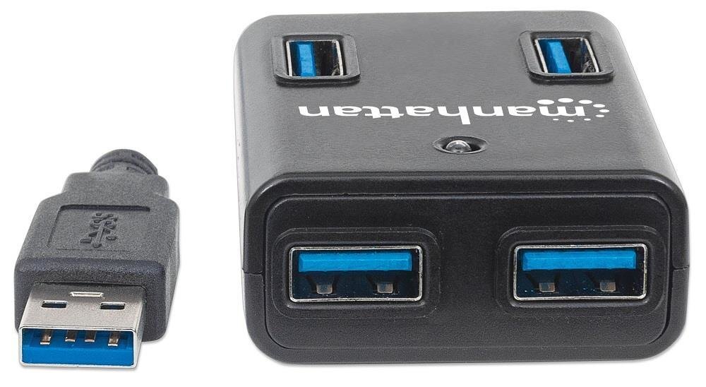 Manhattan 162296 цена и информация | USB adapterid ja jagajad | hansapost.ee