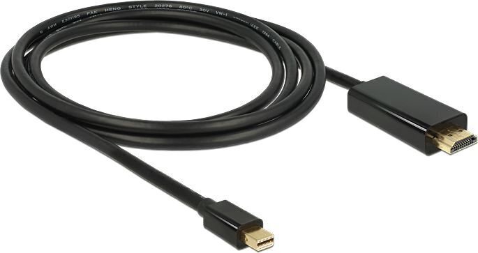 Delock 83699, Mini DP/HDMI, 2 m hind ja info | Juhtmed ja kaablid | hansapost.ee