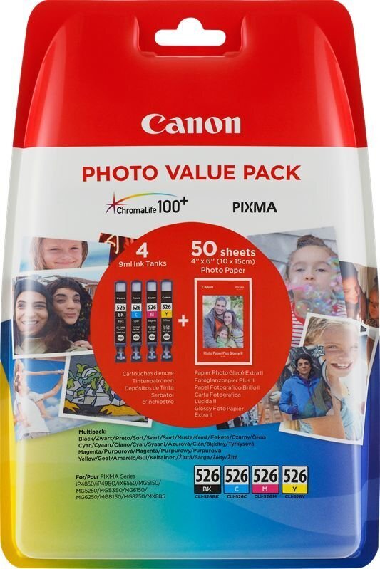 Canon Canon CLI-526 C цена и информация | Tindiprinteri kassetid | hansapost.ee