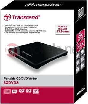 Transcend TS8XDVDS-K hind ja info | Optilised seadmed | hansapost.ee