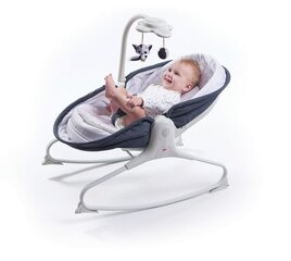 Лежак Tiny Love Rocker Napper 3in1, Denim цена и информация | Шезлонги и качели | hansapost.ee