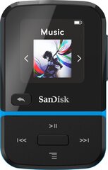 Sandisk CLIP SPORT GO 32GB, sinine hind ja info | MP3-mängijad, MP4-mängijad | hansapost.ee