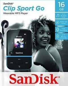 Sandisk CLIP SPORT GO 32GB, sinine цена и информация | MP3-mängijad, MP4-mängijad | hansapost.ee