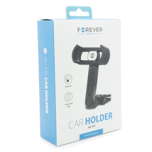 Forever car holder for air vent AH-120 black цена и информация | Telefonihoidjad | hansapost.ee