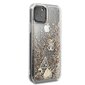 GUHCN58GLHFLGO Guess Glitteriga südamete ümbris iPhone 11 Pro Gold цена и информация | Telefonide kaitsekaaned ja -ümbrised | hansapost.ee