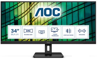 AOC Q34E2A цена и информация | Мониторы | hansapost.ee