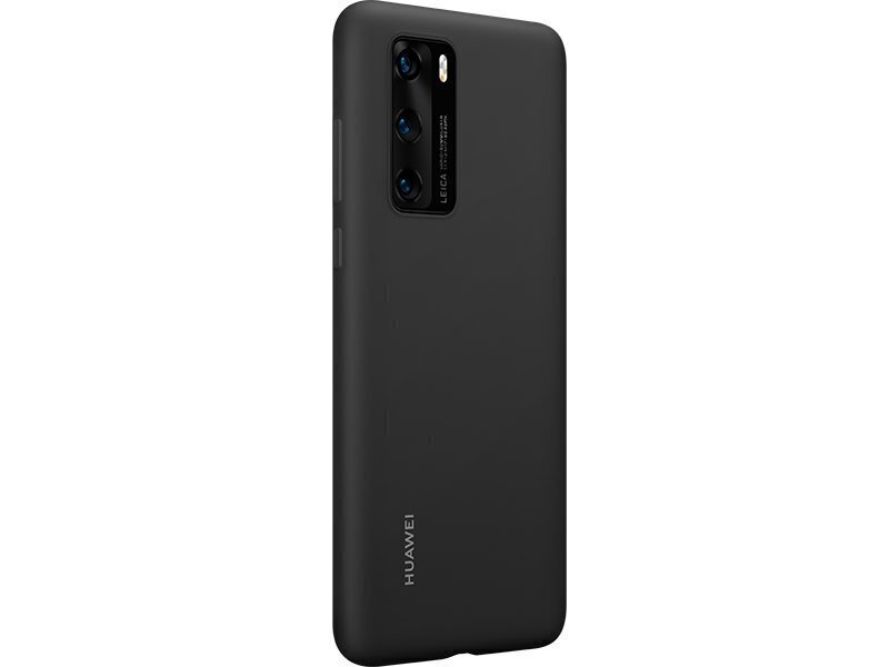 Telefoniümbris Huawei Silicone Case, telefonile Huawei P40, must цена и информация | Telefonide kaitsekaaned ja -ümbrised | hansapost.ee