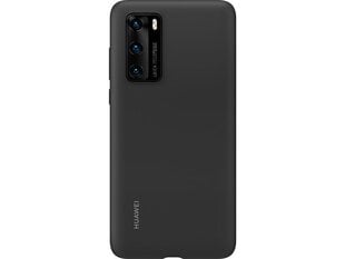 Huawei Silicone Case для Huawei P40, черный цена и информация | Чехлы для телефонов | hansapost.ee