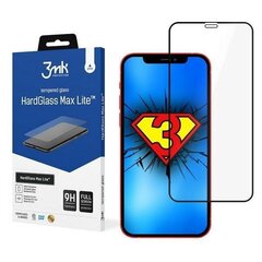 Apple iPhone 12/12 Pro Bl - 3mk HardGlass Max Lite ™ цена и информация | Защитные пленки для телефонов | hansapost.ee