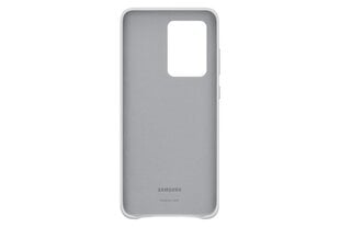 Kõva kaanega nahast ümbris Samsung Ultra Galaxy S20 Ultra jaoks, hall hind ja info | Telefonide kaitsekaaned ja -ümbrised | hansapost.ee