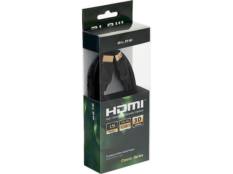 Blow, HDMI, 1.5 m hind ja info | Juhtmed ja kaablid | hansapost.ee