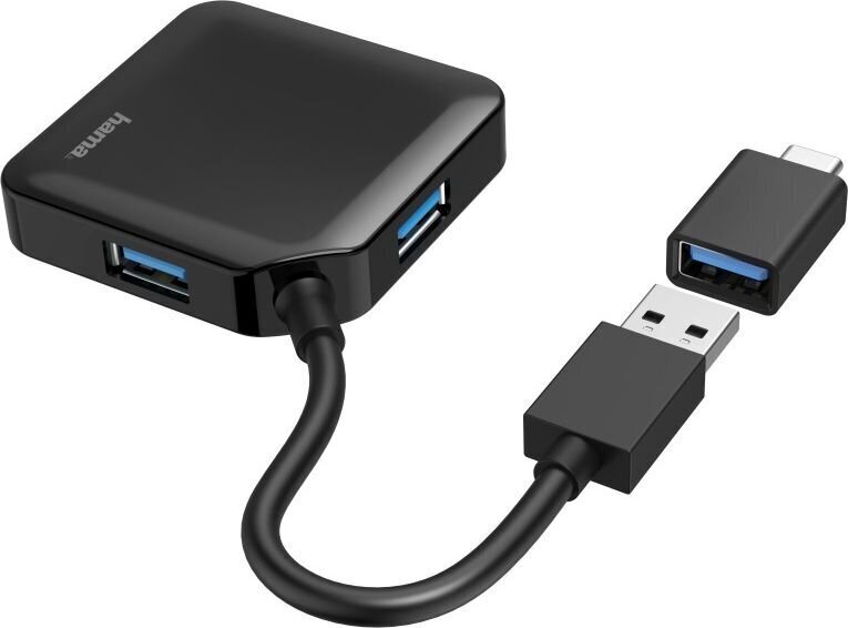 USB Hub Hama 4 x USB 3.2 USB-C hind ja info | USB adapterid ja jagajad | hansapost.ee