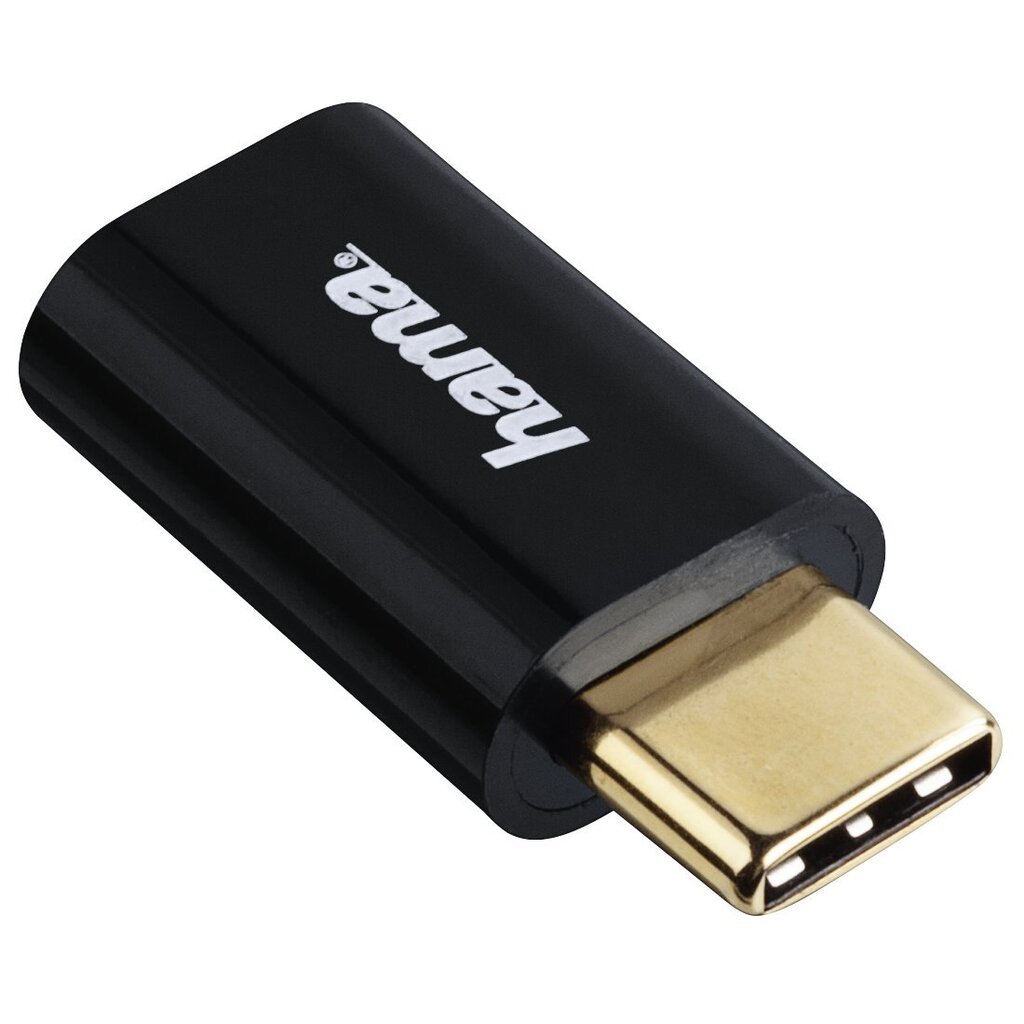 Adapter Hama, Micro USB/ USB C цена и информация | USB adapterid ja jagajad | hansapost.ee