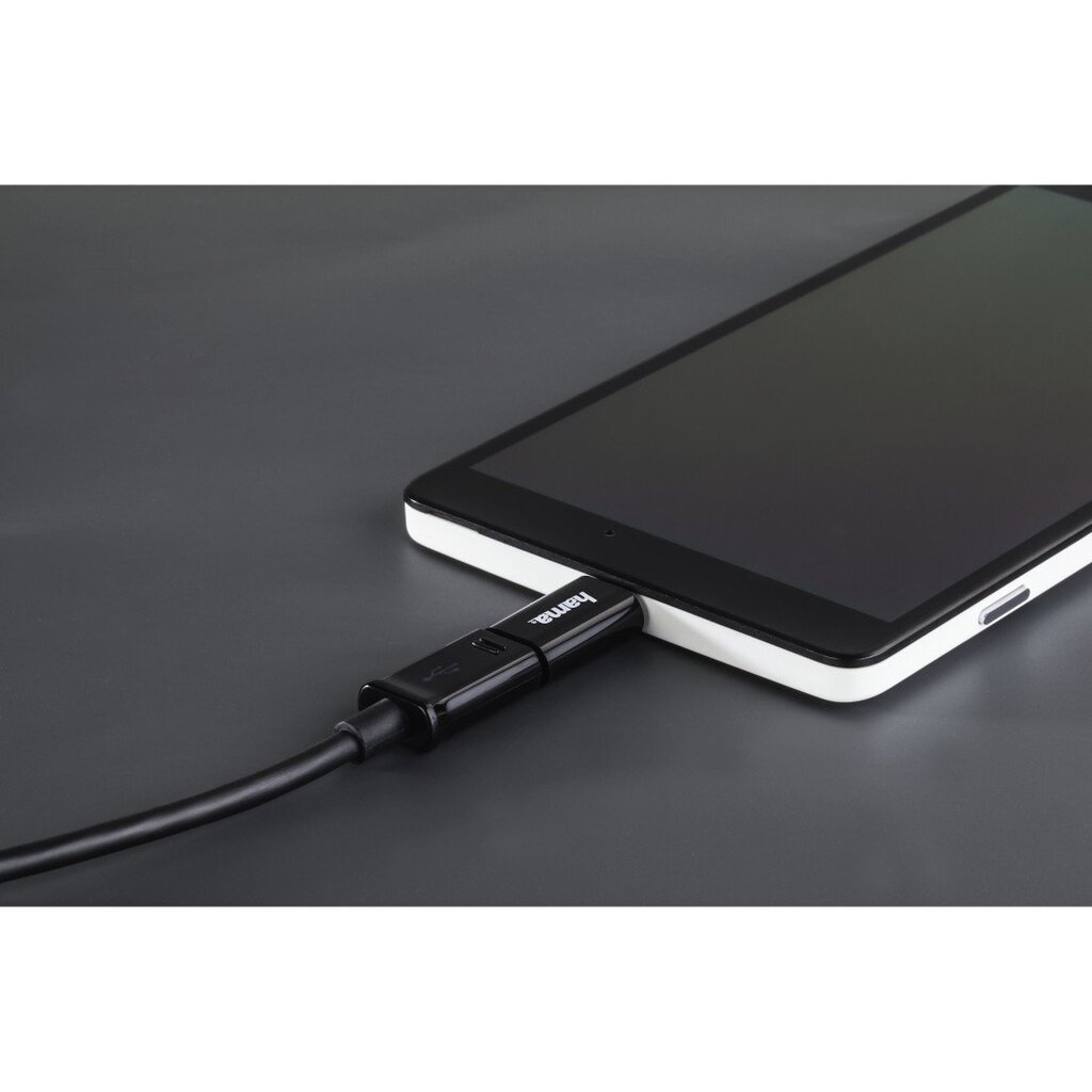 Adapter Hama, Micro USB/ USB C цена и информация | USB adapterid ja jagajad | hansapost.ee