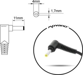 Mitsu 20V, 2.25A, 45W цена и информация | Зарядные устройства для ноутбуков	 | hansapost.ee