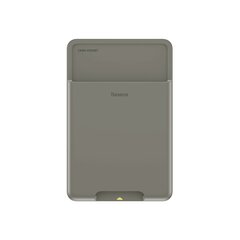 Baseus back stick silicone card bag Dark grey (ACKD-A0G) hind ja info | Telefonide kaitsekaaned ja -ümbrised | hansapost.ee