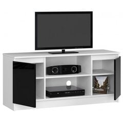 ТВ столик NORE RTV K120, белый/черный цена и информация | Тумбы под телевизор | hansapost.ee