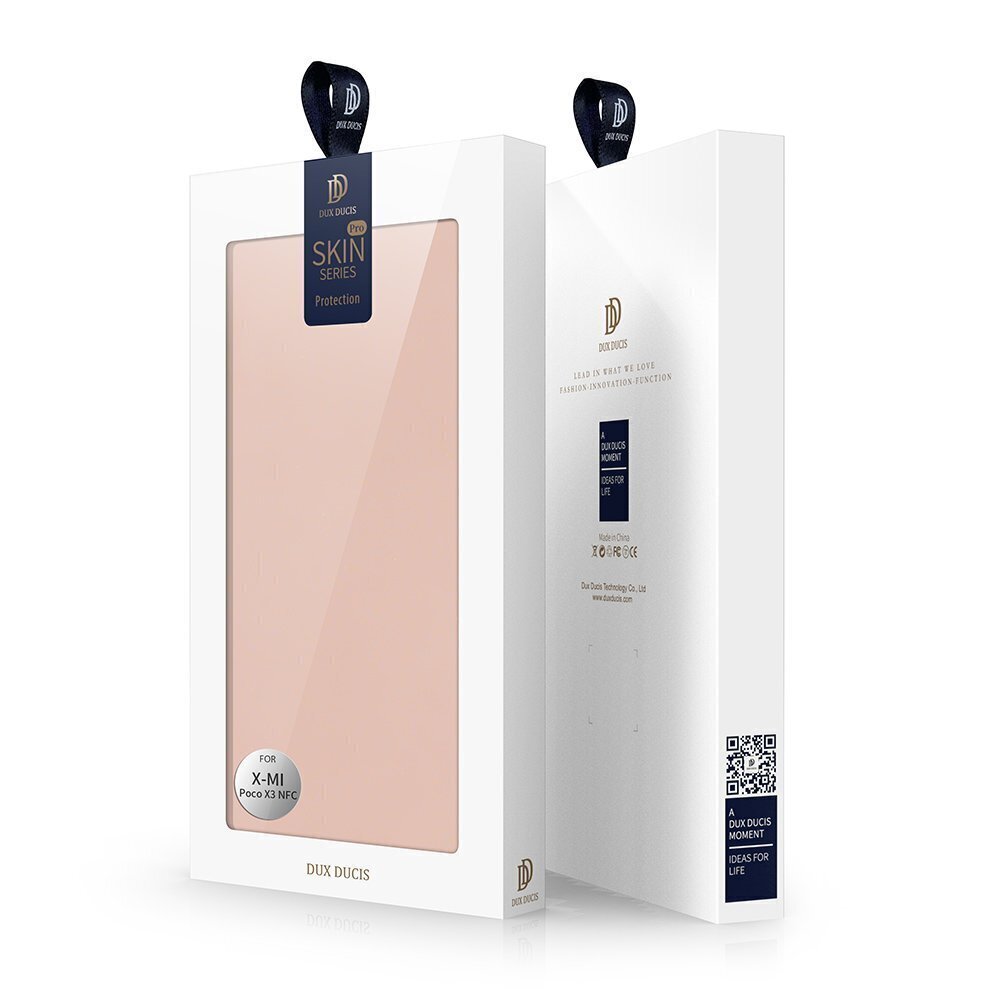 Dux Ducis Skin Pro telefoniümbris Xiaomi Poco X3 NFC / X3 Pro, roosa hind ja info | Telefonide kaitsekaaned ja -ümbrised | hansapost.ee