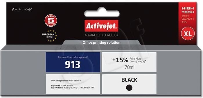 Printerikassett Active Jet AH-913BR цена и информация | Tindiprinteri kassetid | hansapost.ee