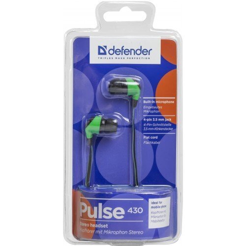 Defender Pulse-420 Black hind ja info | Kõrvaklapid | hansapost.ee