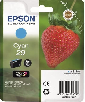 Printerikassett Epson C13T298240 цена и информация | Tindiprinteri kassetid | hansapost.ee