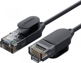 Сетевой кабель Ugreen NW122 RJ45, Cat.6A, UTP, 2 м, черный цена и информация | Кабели и провода | hansapost.ee
