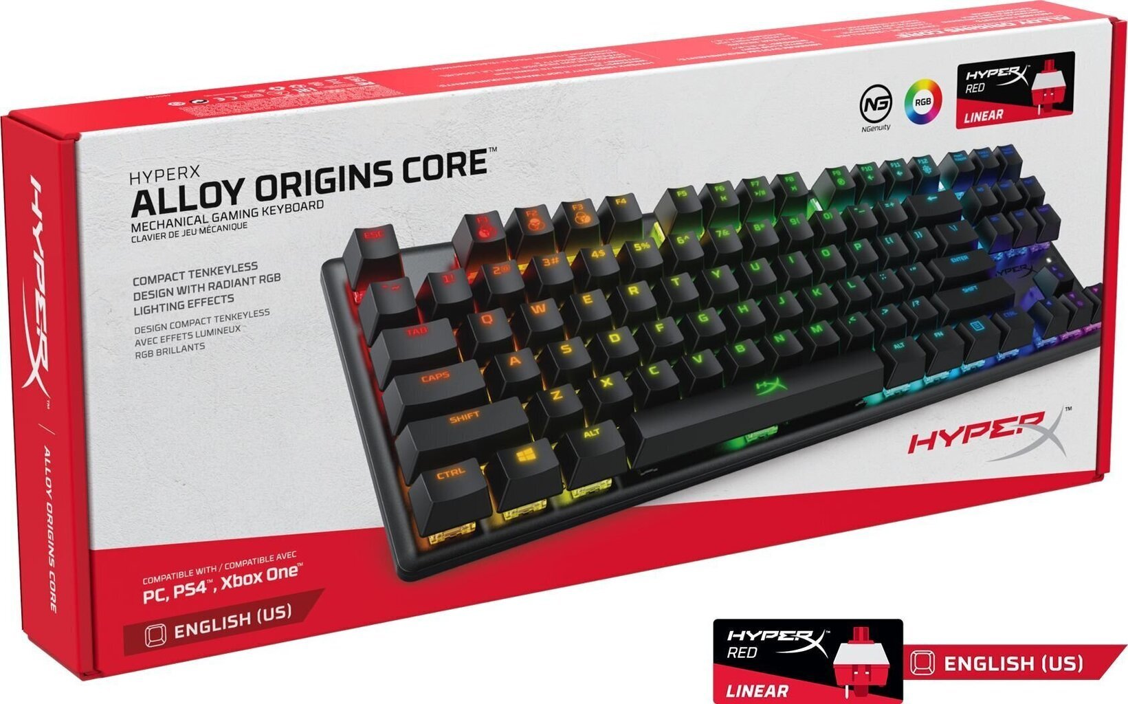 Мehaaniline klaviatuur HyperX HX-KB7RDX-US hind ja info | Klaviatuurid | hansapost.ee