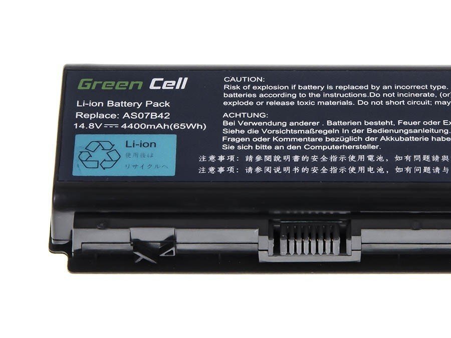 Sülearvuti aku Green Cell Laptop Battery for Acer Aspire 7720 7535 6930 5920 5739 5720 5520 5315 5220 14.8V hind ja info | Sülearvuti akud | hansapost.ee