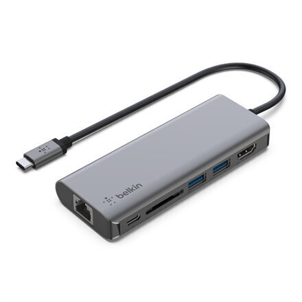 BELKIN Hub USB-C 6 in 1 hind ja info | USB adapterid ja jagajad | hansapost.ee