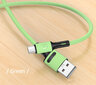 USB/Micro USB kaabel USAMS, roheline, 100cm hind ja info | Mobiiltelefonide kaablid | hansapost.ee