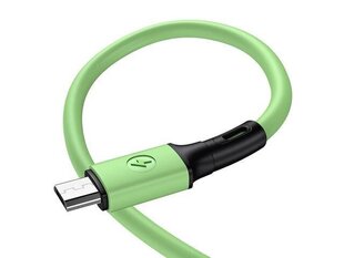 Кабель USB / Micro USB USAMS, зеленый, 100 см цена и информация | Кабели для телефонов | hansapost.ee